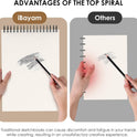 iBayam 9x12 Sketchbook, Spiral Bound Sketch Book for Kids, Teens Adults Artists Beginners, Drawing Supplies Art Supplies,100 Sheets (68lb/100gsm) Premium Drawing Pad for Sketching Writing Painting