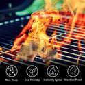HGD Fire Starter, Natural Fire Starters for BBQ, Campfire, Fireplace, Charcoal, Wood Stove, Chimney, Fire Pit, Grill, Smoker, Indoor Outdoor Use