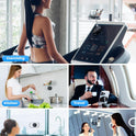 2026 Upgraded 360° Vacuum Magnetic Car Phone Holder for Magsafe [96+LBS Strongest Suction & 2800gf Strongest Magnetic], Adjustable Car Phone Mount for Your Car/Gym/Mirror/Shower for iPhone & Android