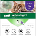 Advantage II Large Cat Vet-Recommended Flea Treatment & Prevention | Cats Over 9 lbs. | 1-Month Supply