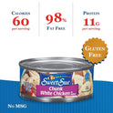 Sweet Sue Canned Chicken Breast with Rib Meat in Water - 11g Protein per Serving - Gluten Free, Keto Friendly - White Chicken Chunks Great for Snack, Lunch or Dinner Recipes - 5 oz (Pack of 24)