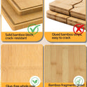 Cutting Boards for Kitchen - Food Grade Double Sided Pure Titanium& Bamboo Chopping Board with Handle, Slip resistant Non-toxic Charcuterie Board Housewarming Gifts (16×11)