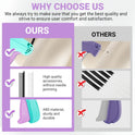Stitch Gun for Clothes - Handheld Quick Clothing Fixer - Tagging Gun for Clothing, Sewing Kit - Includes 6 Fine Needles, 1000 Black & 1000 White Fasteners (Purple Green)