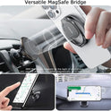 Magnetic Phone Ring Holder with Magsafe, Double Adjustable Gym Finger Ring Grip, Removable Phone Grip, for iPhone, iPad and Smartphones, Compatible with Magnetic Car Mount (Colorful)