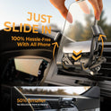 AINOPE for iPhone 17 Pro Max Car Mount Phone Holders for Your Car Slide Design Air Vent Phone Mount [Top Clamp] Cell Phone Holder Car Interior Accessories for iPhone Air 17 Pro Max 16 Samsung S25