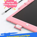 TEKFUN LCD Writing Tablet for Kids, 10-inch Coloring Drawing Pad, Mess Free Doodle Board, Gifts for Girls and Toddlers, Toys for 3 4 5 6 7 8 Year Old Boys (Pink)