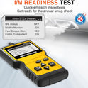 MOTOPOWER MP69033 Car OBD2 Scanner Code Reader Engine Fault Scanner CAN Diagnostic Scan Tool for All OBD II Protocol Cars Since 1996, Yellow
