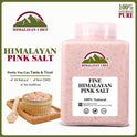 Himalayan Chef Pink Himalayan Salt Fine Grain, 5 lbs Plastic Jar - Pure, Natural, Kosher, Non-GMO, Mineral-Rich, for Cooking, Seasoning, Baking, Table Use