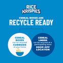 Kellogg's Rice Krispies Cold Breakfast Cereal, 8 Vitamins and Minerals, Rice Krispies Treats, Giant Size, Original, 24oz Box (1 Box)