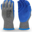 G & F Products - 3100L-DZ-Parent 12 Pairs Large Rubber Latex Double Coated Work Gloves for Construction, gardening gloves, heavy duty Cotton Blend Blue