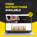 Tribe Lifting Fabric Resistance Bands for Glutes & Legs | 5 Fabric Workout Bands Set | Thick Booty Bands for Squats, Lunges, Hip Training, Physical Therapy & Home Workouts