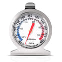 Oven Thermometer 50-300°C/100-600°F, Oven Grill Fry Chef Smoker Analog Thermometer Instant Read Stainless Steel Kitchen Cooking Thermometer