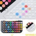 Artecho 48 Colors Watercolor Cake Set with 3 Brushes, Washable, Travel Design, Perfect for Card Making, Illustrations, Painting, Calligraphy