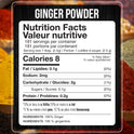 Fresh Finest Ginger Powder - 15.97oz (453G) - Pure Ground Ginger Root for Culinary & Health Benefits, Packed in a Premium Container