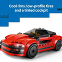 LEGO City Red Sports Car Toy - Building Toy for Kids, Boys and Girls, Ages 5+ - Educational Gift for Birthdays and Holidays - Includes Driver Minifigure and Other Accessories - 60448