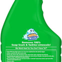Scrubbing Bubbles Mega Bathroom and Shower Cleaner Spray, Foaming Action Removes Limescale and Soap Scum, Rainshower Scent, 32oz
