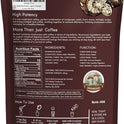 Mushroom Coffee, Adaptogenic 6 Mushrooms with Lion's Mane, Reishi, Cordyceps, Shiitake, King Trumpet & Turkey Tail, Instant Coffee Powder for Energy, Digestion & Immune Support, 30 Servings
