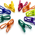 Chip Clips, Utility PVC-Coated Steel Clip for Food Package, Chips Bag, Clothes, Parper, Pack of 16, 2 Inch