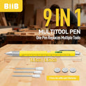 BIIB Stocking Stuffers for Men Adults, Gifts for Men 9 in 1 Multitool Pen, Mens Stocking Stuffers, Mens Gifts for Dad Him Husband, White Elephant Gifts for Adults, Cool Gadgets