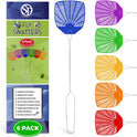 Supreme Bug & Fly Swatter 6-Pack – Braided Metal Handle 6 Pack Fly Swatters, Multi Pack Colors, – for Indoor/Outdoor – Flyswatter