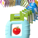 Talking Flash Cards for Toddlers 1 2 3 4 Year Olds, Montessori Language Learning with 224 Words, Pocket Speech Therapy and Autism Playthings, Children's Sensory Educational Device