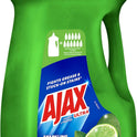 Ajax Ultra Liquid Dish Soap Vinegar and Lime Scent, Sparkling Clean Dishes, 90 fl oz Bottle