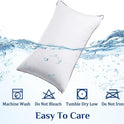 JOLLYVOGUE Standard Pillows Set of 2, Cooling and Supportive Pillows Full Size Set of 2 for Side and Back Sleepers, Down Alternative Hotel Collection Sleeping Pillow