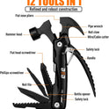 BIIB Stocking Stuffers for Men Adults, 12 in 1 Hammer Multitool Gifts for Men, White Elephant Gifts for Adults, Mens Gifts for Dad Him Husband, Gift for Mens Dad Him, Camping Essentials Gear