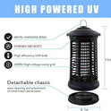 Electric Bug Zapper Indoor/Outdoor, 4200V High Powered Mosquito Zappers Killer, Waterproof Insect Fly Swatter Zapper Mosquito Trap Outdoor, Fly Traps, Insect Killer for Home,Garden,Backyard, Camping