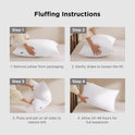 Bedsure Pillows Queen Size Set of 2 - Soft Bed Pillows for Sleeping 2 Pack, Fluffy and Supportive, Hotel Quality, Original Down Alternative Filling for Side, Back Sleepers