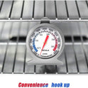 Oven Thermometer 50-300°C/100-600°F, Oven Grill Fry Chef Smoker Analog Thermometer Instant Read Stainless Steel Kitchen Cooking Thermometer