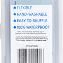 Hoyle Waterproof Playing Cards, Clear Plastic Deck of Cards for Outdoor Card Games, Camping, Beach, Pool & Travel Games (1 Deck)