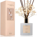 Cocorrína Reed Diffuser Set, Clean Linen 6.7 fl oz Scented Diffuser with Sticks Home Fragrance Reed Diffuser for Bathroom Shelf Decor