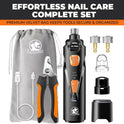 Dog Nail Grinder with 2 LED Lights Powerful 2 Speeds Super Quiet Dog Nail Trimmers with 3 Grinding Wheels Rechargeable Pet Dog Nail Clippers for Large Medium Puppy Dogs Dog Nail File Cat Nail Clipper