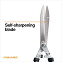 Fiskars Power-Lever Hedge Shears - 25"-33" Extendable Handle - Plant Cutting Scissors - Yard and Garden Tools - Orange/Black