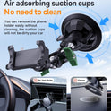 MAGIC JOHN Car Phone Holder, Ultra-Durable Mteal Phone Holders for Your Car, 360° Rotation Cell Phone Car Mount for Windshield, Suction Cup Car Phone Mount for iPhone Samsung All Smartphone