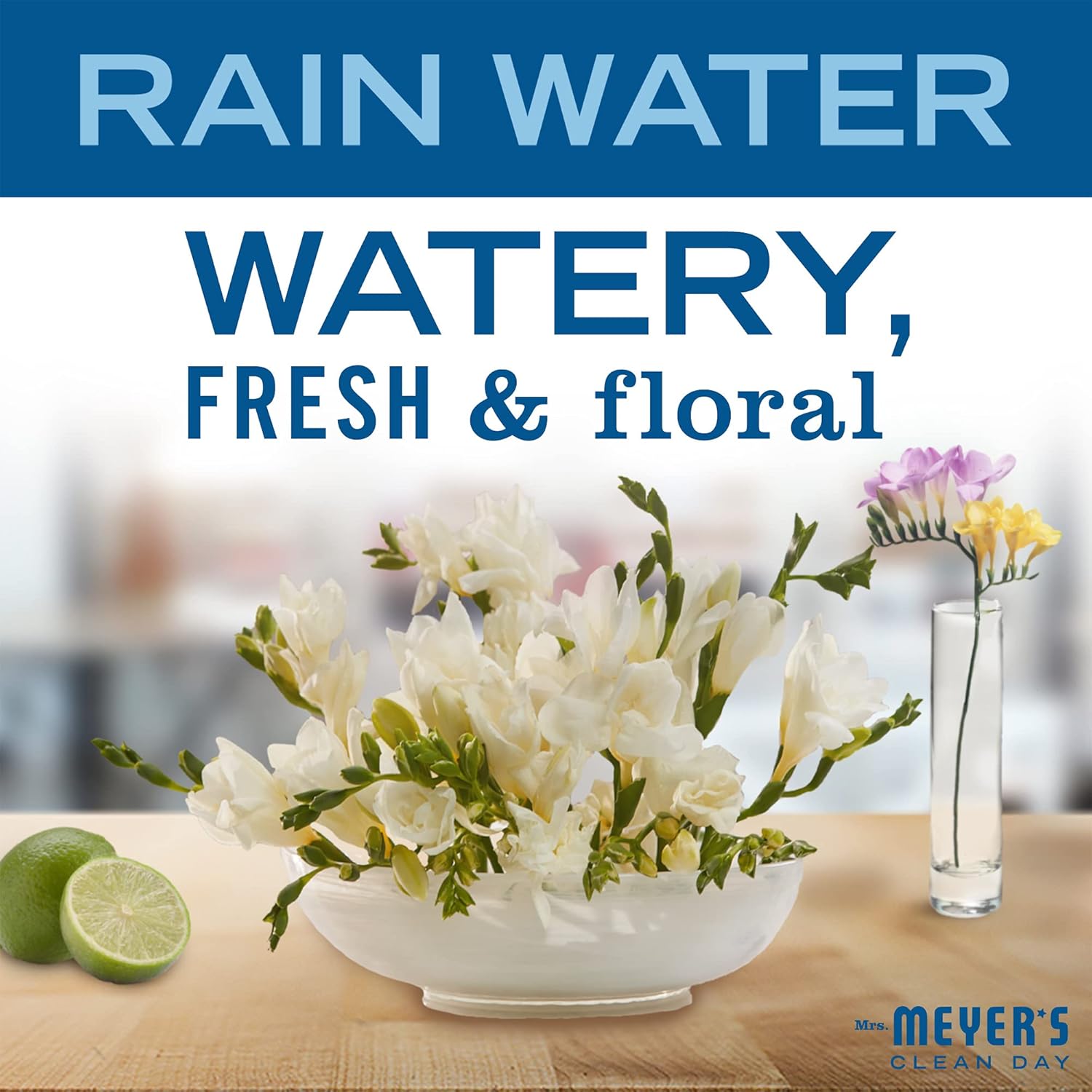 MRS. MEYER'S CLEAN DAY Multi-Surfaace Everyday Cleaner, Rain Water Scent, 16 Ounce Bottle