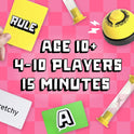 You Can't Say UMM: A Party Game for Family and Adults, Fast-Paced Family Word Game, Must Have for Game Night, Bonus Content Included