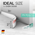 Vellure door draft stoppers for bottom of door - NEW premium door sweep / door seal strip (save energy – installs quickly and easily) door weather stripping, ideal for keeping out cold (1x39" white)