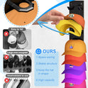 2 Pack Hat Organizer for Baseball Caps, Strong Adhesive Hat Rack for Wall, Multilayer Hat Storage Display Holder, Wall Mounted Hat Hooks Hold up to 18 Hats for Closet Door and Bedroom (Black)