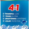 Purex 4-in-1 Laundry Detergent Pacs, Fresh Mountain Breeze, 66 Pacs