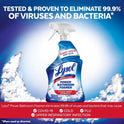 Lysol Power Foaming Bathroom Cleaner, Multipurpose Cleaner For Showers, Bathtubs, Sinks, Disinfectant Spray Kills 99.9% Of Germs, Zero Bleach Cleaning Spray, 32 Oz.