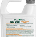 Vet's Best Natural Flea and Tick Yard and Dog Kennel Spray, Plant Safe Tick Spray for Yard with Ready-to-Use Hose Attachment, Mosquito Repellent with Natural Oils, Flea Prevention for Dogs, 32 oz