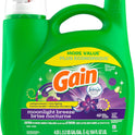 Gain + Aroma Boost Liquid Laundry Detergent, Moonlight Breeze Scent, 107 Loads, 154 fl oz, HE Compatible