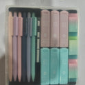 Four Candies Cute Mechanical Pencil Set, 6PCS Pastel Mechanical Pencils 0.5 & 0.7mm with 360PCS HB Leads, 3PCS Erasers and 9PCS Eraser Refills, Aesthetic School Supplies for Girls Writing