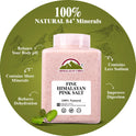 Himalayan Chef Pink Himalayan Salt Fine Grain, 5 lbs Plastic Jar - Pure, Natural, Kosher, Non-GMO, Mineral-Rich, for Cooking, Seasoning, Baking, Table Use