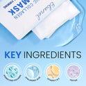 Ebanel 10 Pack Collagen Face Mask with Hyaluronic Acid, Vitamin C, Peptide, Aloe, Instant Brightening Hydrating Face Masks Skincare Korean Sheet Mask, Skin Firming, Lifting Anti Aging Facial Masks