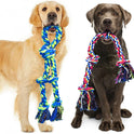 Feeko Heavy Duty Dog Rope Toys for Large Breed Aggressive Chewers, 2 Pack Indestructible Teeth Cleaning Tug of War Toy
