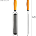 Deiss PRO Citrus Lemon Zester & Cheese Grater — Parmesan Cheese, Lemon, Ginger, Garlic, Nutmeg, Chocolate, Vegetables, Fruits - Razor-Sharp Stainless Steel Blade + Protect Cover - Dishwasher Safe