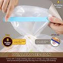 Brining Bag, 26"×22", 2 Pack, Extra Large Turkey Brine Bag with 2 Strings and 2 Larger Clips, Thickened materials, Double Track Zippers Brine Bags, Brining Bags for Turkey, Ham, Beef, Marinade